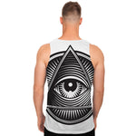 Illuminati Symbol Print Men's Tank Top