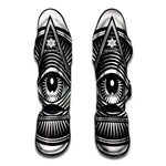 Illuminati Symbol Print Muay Thai Shin Guard