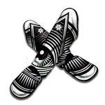 Illuminati Symbol Print Muay Thai Shin Guard