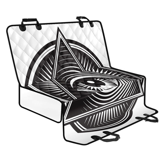 Illuminati Symbol Print Pet Car Back Seat Cover