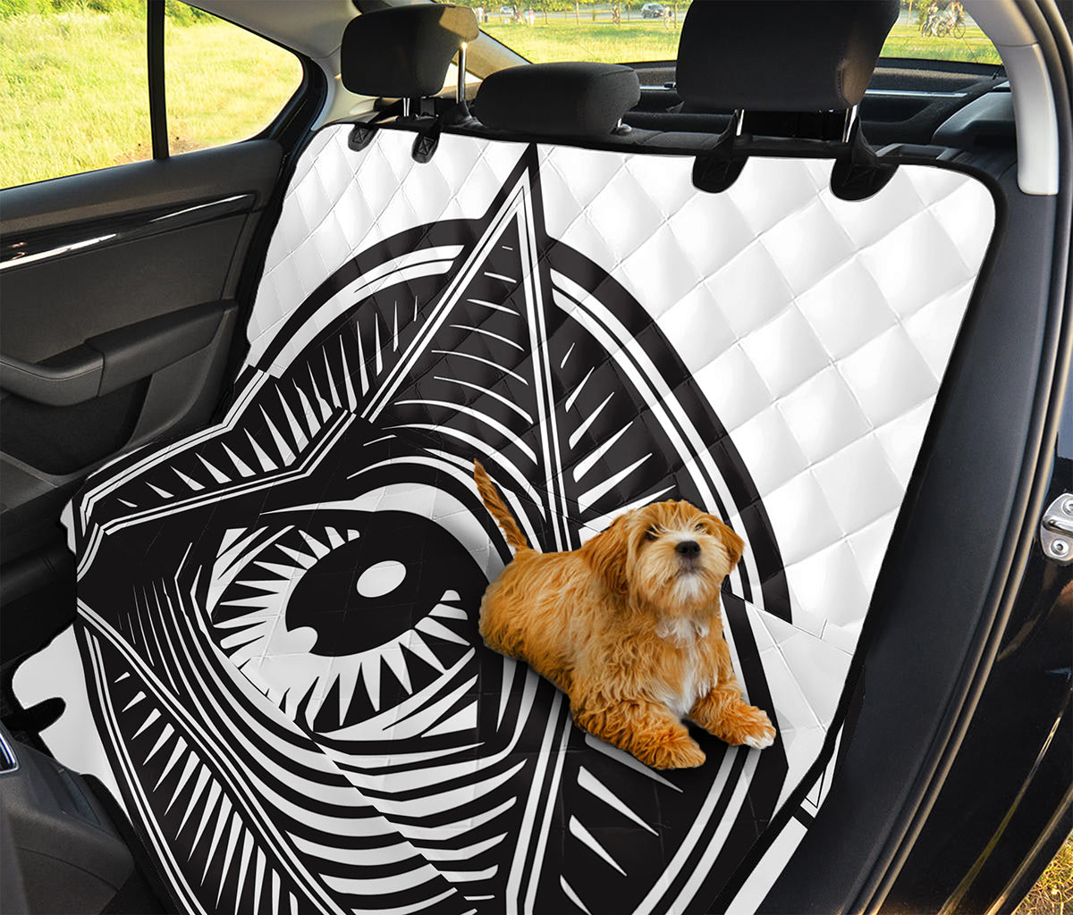 Illuminati Symbol Print Pet Car Back Seat Cover