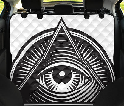 Illuminati Symbol Print Pet Car Back Seat Cover