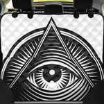 Illuminati Symbol Print Pet Car Back Seat Cover