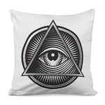 Illuminati Symbol Print Pillow Cover