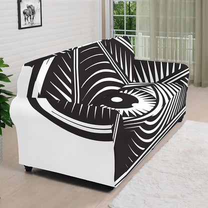 Illuminati Symbol Print Sofa Cover