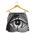 Illuminati Symbol Print Women's Shorts