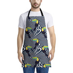 Illusion Toucan Print Apron
