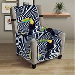 Illusion Toucan Print Armchair Protector