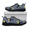 Illusion Toucan Print Black Running Shoes