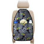 Illusion Toucan Print Car Seat Organizers