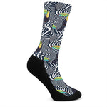 Illusion Toucan Print Crew Socks