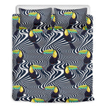 Illusion Toucan Print Duvet Cover Bedding Set