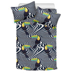Illusion Toucan Print Duvet Cover Bedding Set
