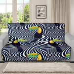 Illusion Toucan Print Futon Protector