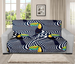 Illusion Toucan Print Futon Protector