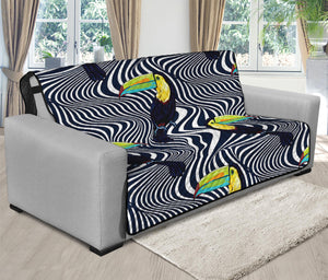 Illusion Toucan Print Futon Protector