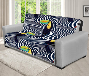 Illusion Toucan Print Futon Protector