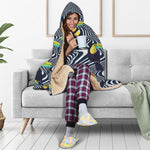 Illusion Toucan Print Hooded Blanket