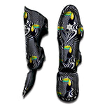 Illusion Toucan Print Muay Thai Shin Guard