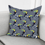 Illusion Toucan Print Pillow Cover