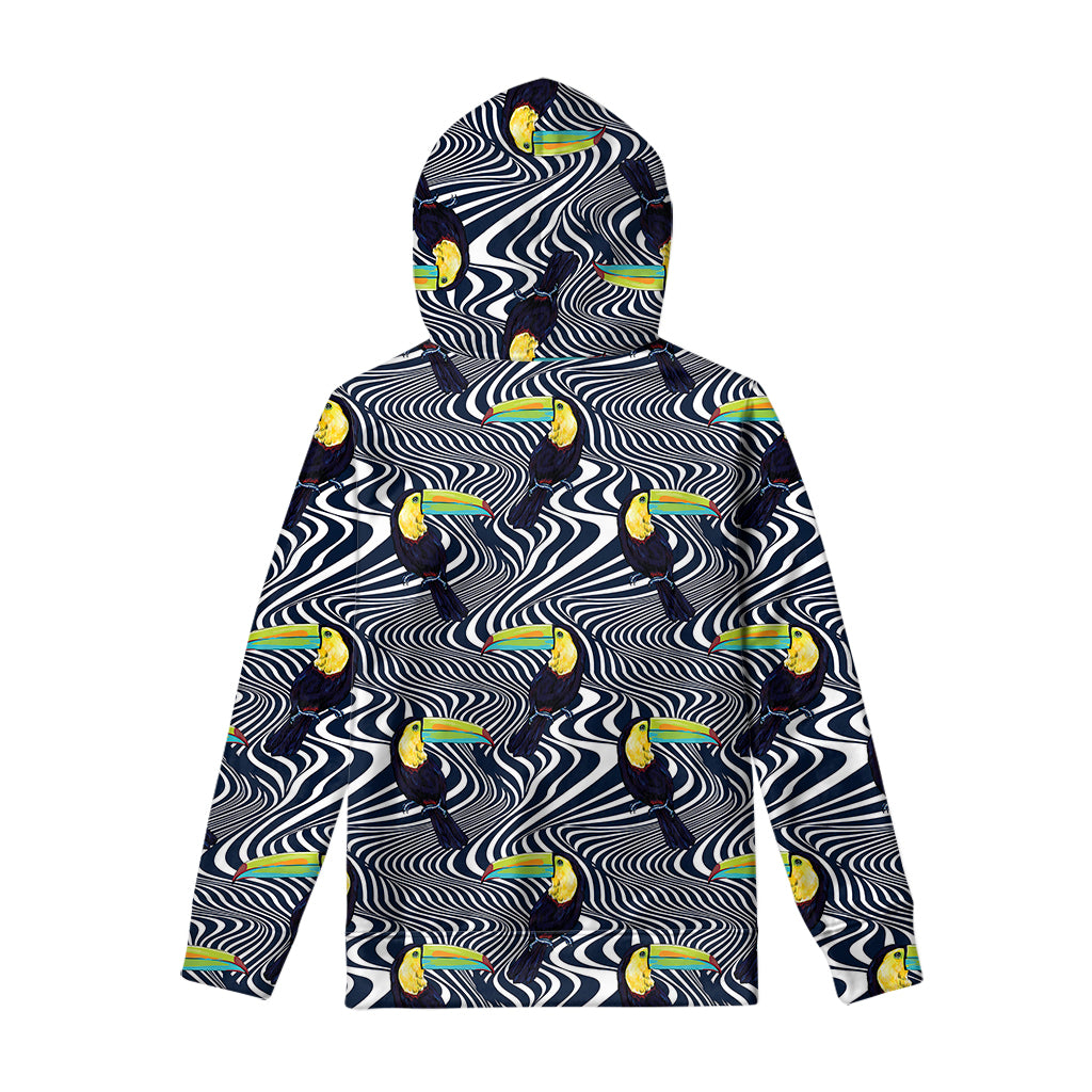 Illusion Toucan Print Pullover Hoodie
