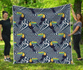 Illusion Toucan Print Quilt