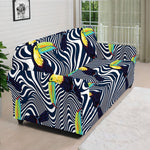 Illusion Toucan Print Sofa Cover