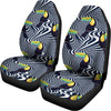 Illusion Toucan Print Universal Fit Car Seat Covers