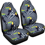 Illusion Toucan Print Universal Fit Car Seat Covers