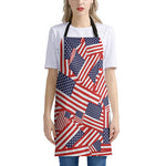 Independence Day USA Flag Pattern Print Apron