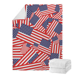 Independence Day USA Flag Pattern Print Blanket