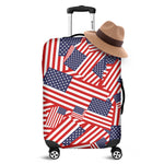 Independence Day USA Flag Pattern Print Luggage Cover