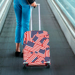 Independence Day USA Flag Pattern Print Luggage Cover