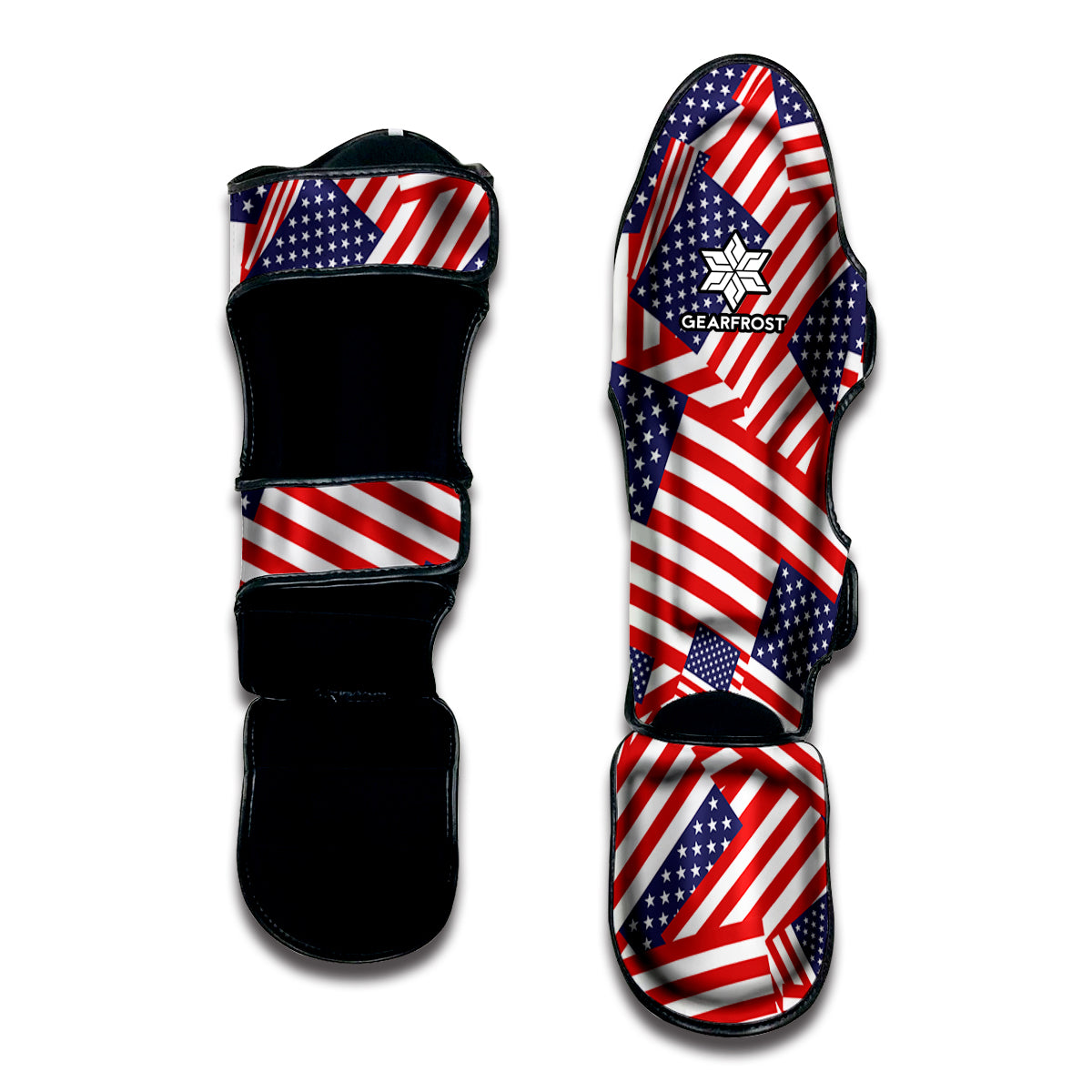 Independence Day USA Flag Pattern Print Muay Thai Shin Guard