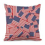 Independence Day USA Flag Pattern Print Pillow Cover