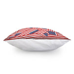 Independence Day USA Flag Pattern Print Pillow Cover