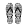 Indian Bohemian Elephant Pattern Print Flip Flops