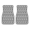 Indian Bohemian Elephant Pattern Print Front Car Floor Mats