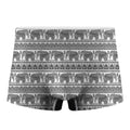 Indian Bohemian Elephant Pattern Print Men's Boxer Briefs