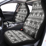 Indian Bohemian Elephant Pattern Print Universal Fit Car Seat Covers