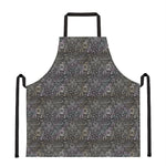 Indian Boho Elephant Pattern Print Apron