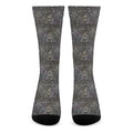 Indian Boho Elephant Pattern Print Crew Socks