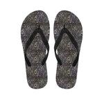 Indian Boho Elephant Pattern Print Flip Flops