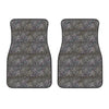 Indian Boho Elephant Pattern Print Front Car Floor Mats