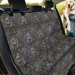 Indian Boho Elephant Pattern Print Pet Car Back Seat Cover