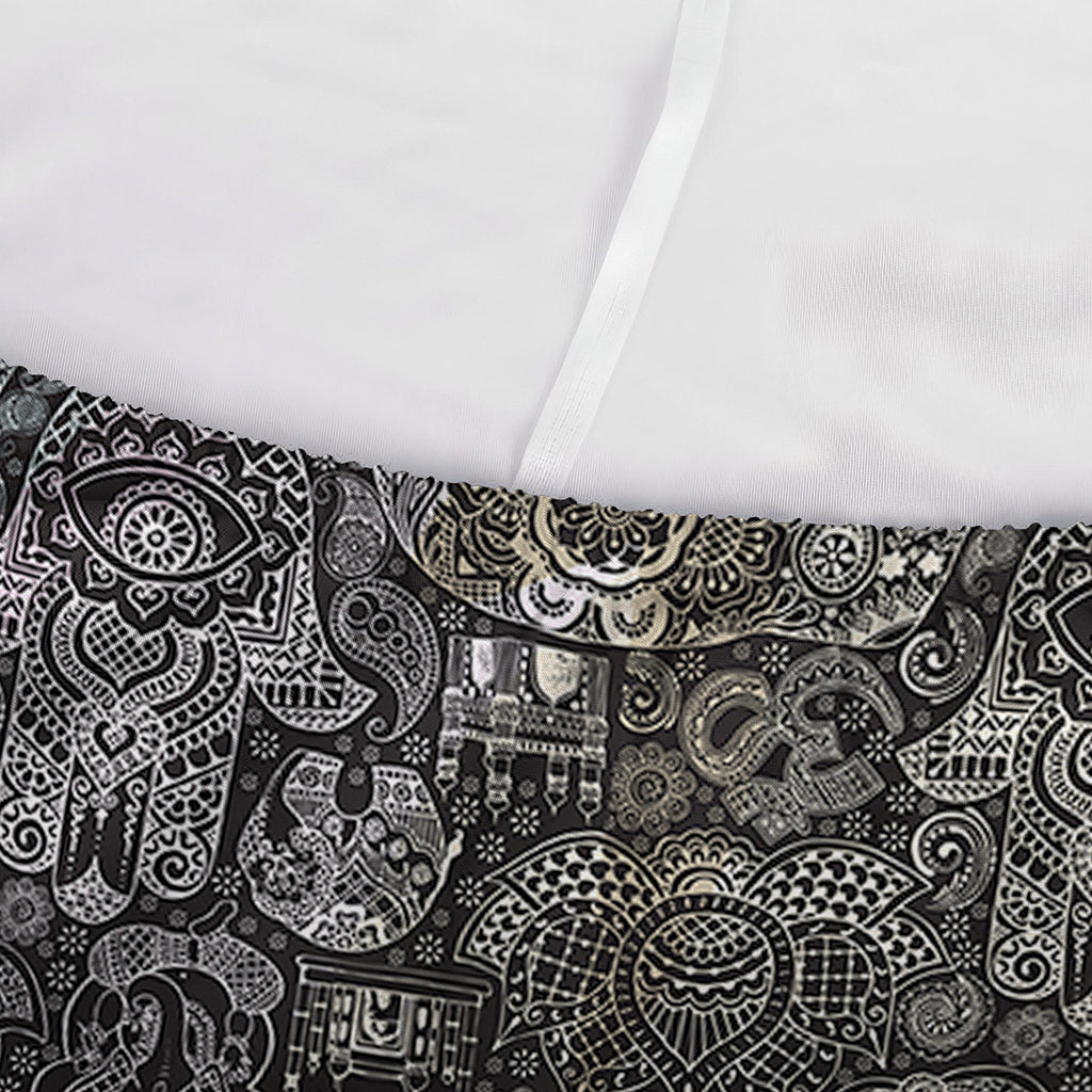 Indian Boho Elephant Pattern Print Sofa Cover