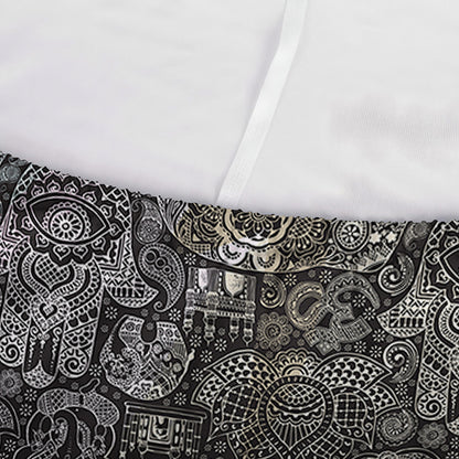 Indian Boho Elephant Pattern Print Sofa Cover