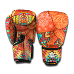 Indian Boho Hippie Elephant Print Boxing Gloves