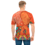 Indian Boho Hippie Elephant Print Men's T-Shirt