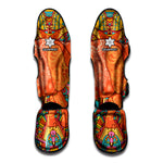 Indian Boho Hippie Elephant Print Muay Thai Shin Guard